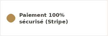 Badge de confiance Poignée Déco : Paiement 100% sécurisé (Stripe)